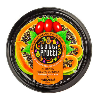 СКРАБ ДЛЯ ТЕЛА САХАРНЫЙ TUTTI FRUTTI