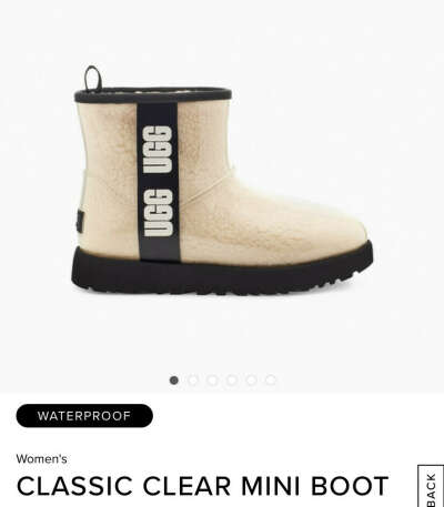 Classic clear mini boot