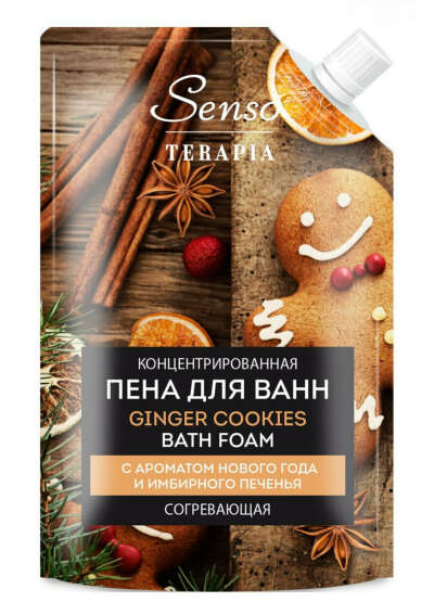 SensoTerapia Пена для ванн Ginger Cookies концентрированная согревающая 500 мл