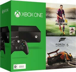 Комплект Xbox One. Day One Edition (500 GB) + игра FIFA 15 + игра Forza Motorsport 5 + Xbox Live Gold (14 дней)