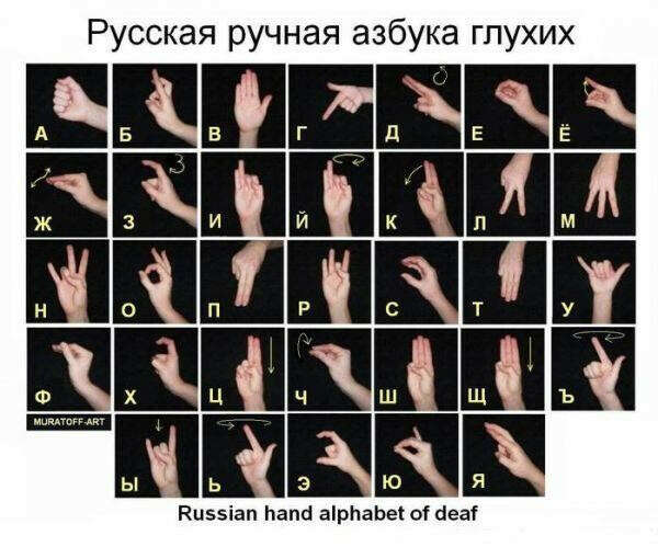 Выучить язык жестов