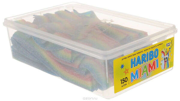 Haribo Miami жевательные конфеты, 1,125 кг