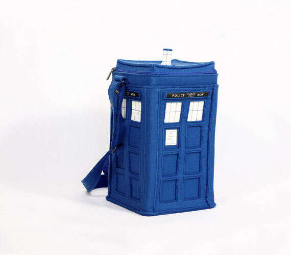 TARDIS Bag Doctor Who (TARDIS Purse) Blue Felt Bag