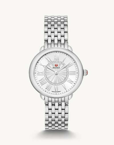 Serein Mid Stainless Diamond Dial Watch MWW21B000147 - MICHELE®