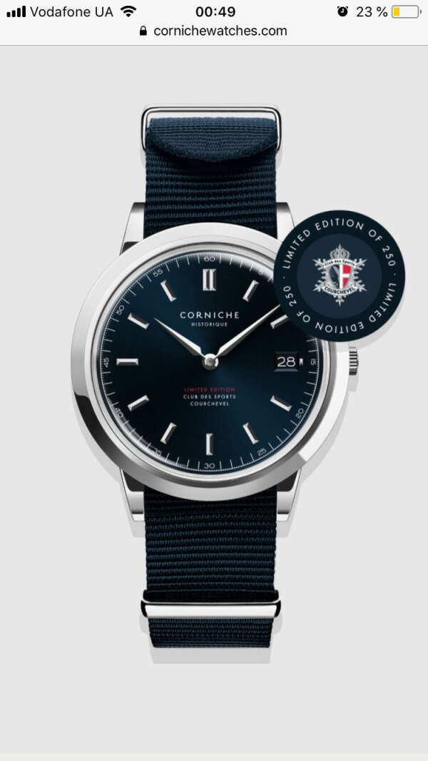 Historique - Corniche Watches