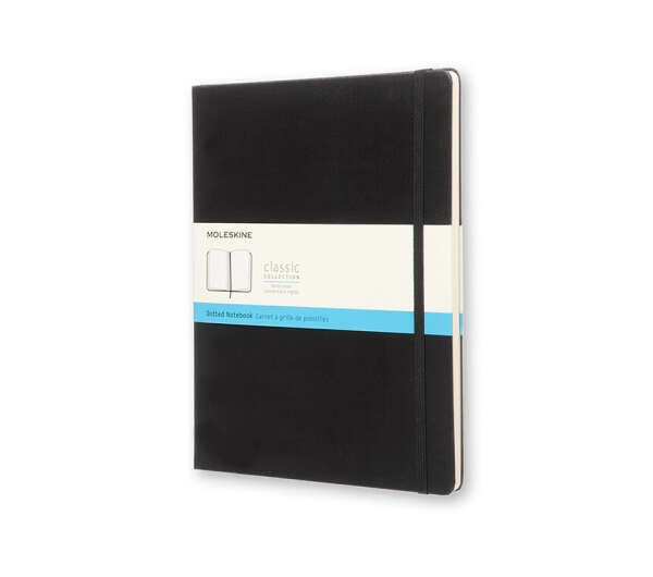 Moleskine Classic (в точку), XLarge (19х25см), черный