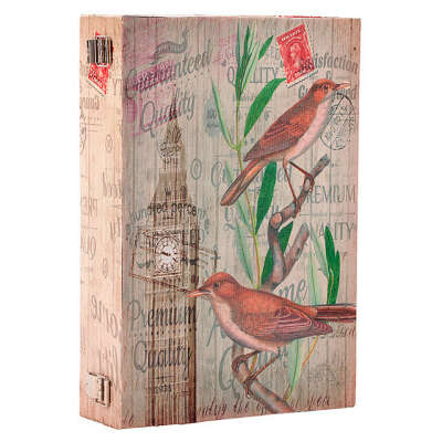 Ключница декоративная МДФ Birds 20х29х7см оранжевая F00630002