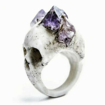 BIFACIAL SKULL RING