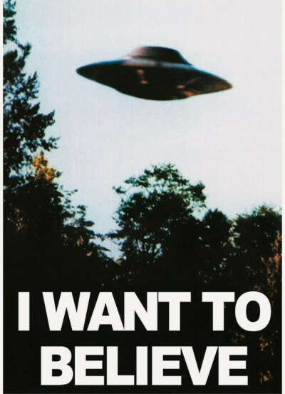 Плакат I Want to Believe