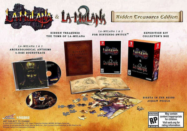 LaMulana 1&2 Nintendo Switch - Hidden Treasures Edition