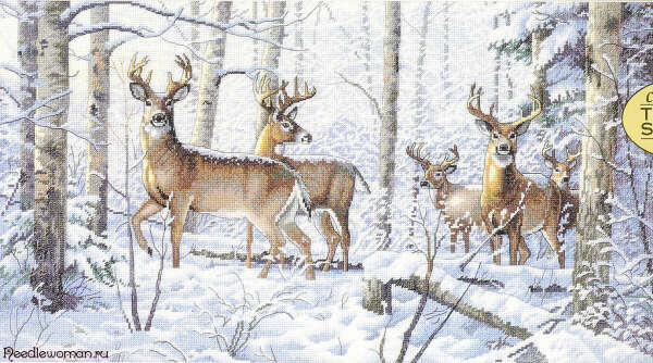 35130 Зимний лес (Woodland Winter)					35130