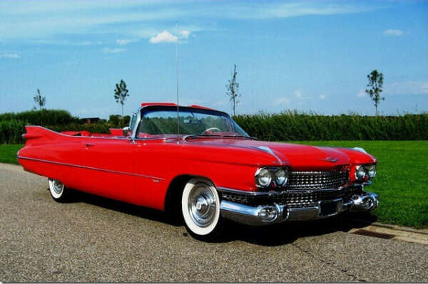 cadillac eldorado 1959 красного цвета