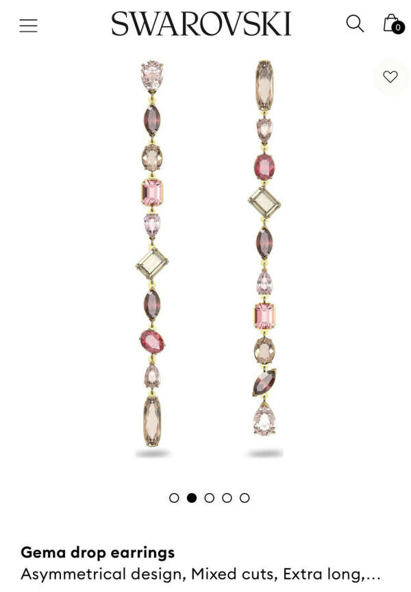 Swarovski earrings