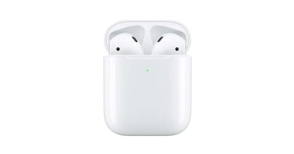 Наушники AirPods в футляре c возможностью беспроводной зарядки
