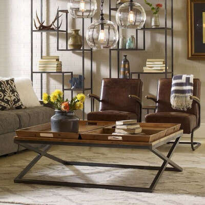 Rustica x-base koffe table