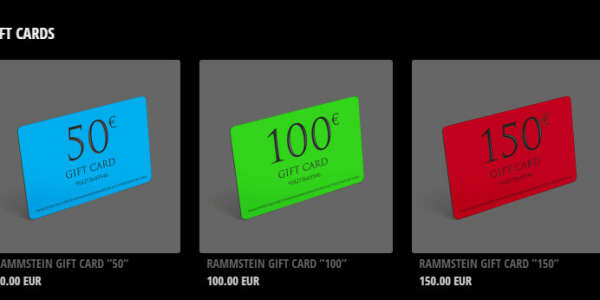 Rammstein Shop Gift Card