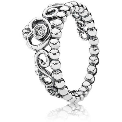 Серебряное кольцо с кубическим цирконием Pandora