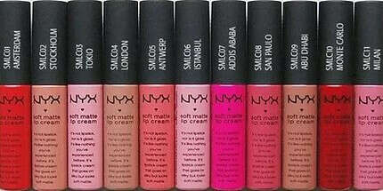 жидкие помады от nyx