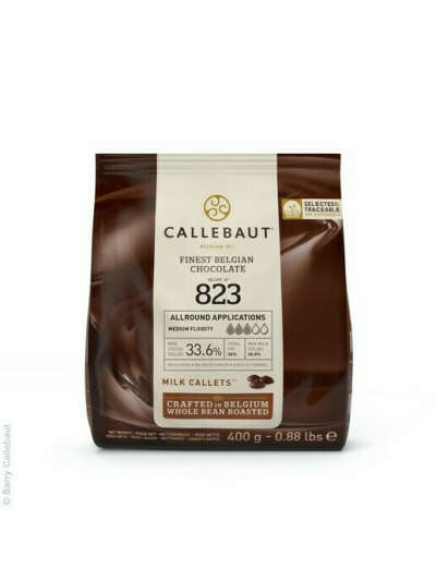Шоколад молочный Callebaut №823 33,6% (0,4 кг)