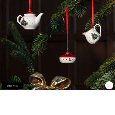 Toy's Delight Christmas Decorations Coffee Set, 3-Pack Villeroy & Boch