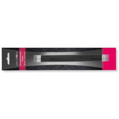 Спицы LanaGrossa KnitPro чулочные карбон 15 см №2,5 carbon книтпро