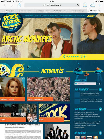 Хочу на Rock en Seine, на Arctic Monkeys