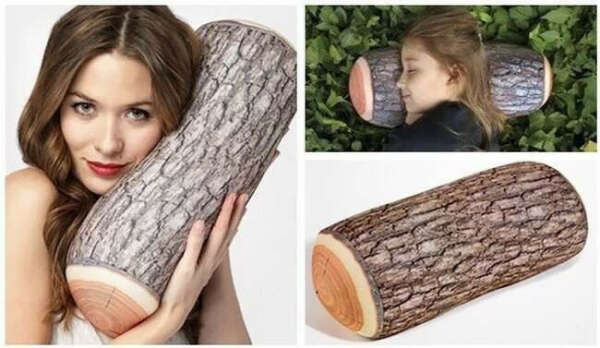 log pillow