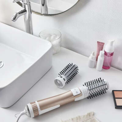 Вращающаяся фен-щетка для волос Rowenta Brush Activ Compact CF9520F0