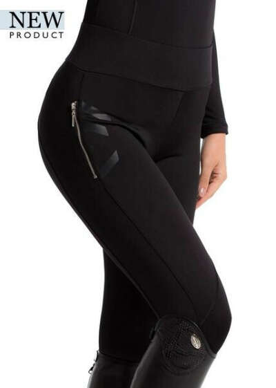 SS18 Black Technical Stretch Leggings
