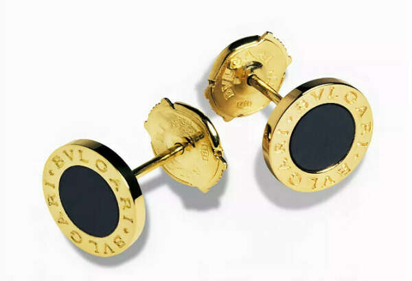 Серьги BVLGARI пусеты