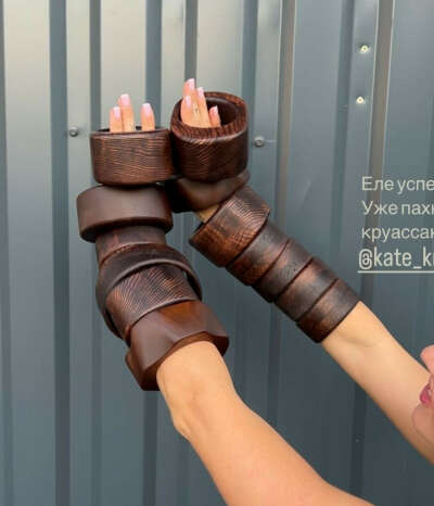 деревянные браслеты от Димы
