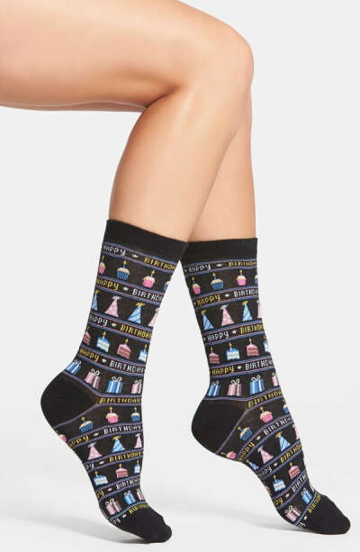 HOT SOX 'Happy Birthday' Trouser Socks