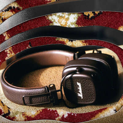 Наушники Marshall major V brown
