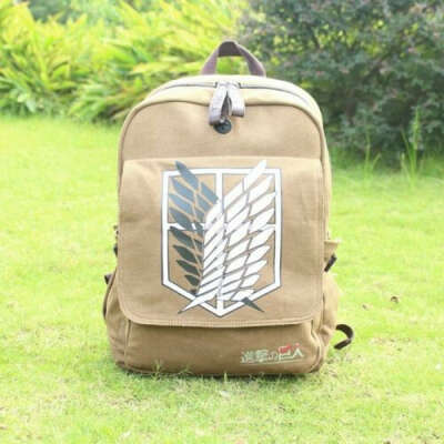 Attack on Titan Shingeki no Kyojin Cosplay Scouting Legion Backpack School Bag