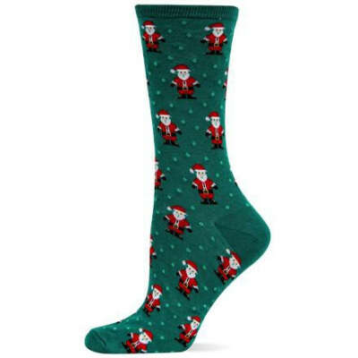 Hot Sox Santa Claus Crew Sock