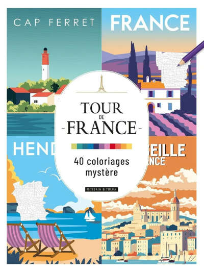 Раскраска по номерам Tour de France