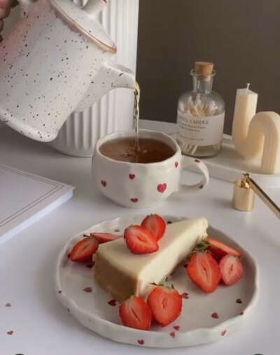 Чайная пара и тарелка от @tatko_ceramics