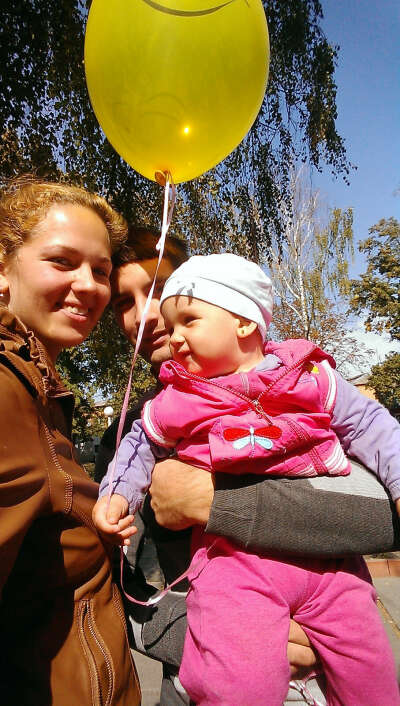 Семья муж и любимая дочка❤