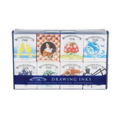 Набор туши DRAWING INK SET HENRY COLLECTION №1 8шт. по 14мл, пластиковая уп-ка