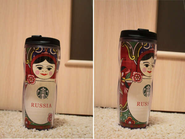 Термокружка матрешка Starbucks