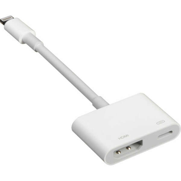 Адаптер Apple Цифровой AV-адаптер Lightning и HDMI кабель