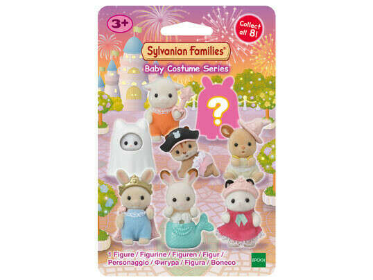 sylvanian families котик призрак из baby costume series