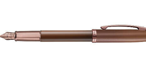 Sheaffer® 100 9374 Coffee Edition Matt Brown Fountain Pen with Regal Brown PVD Trims