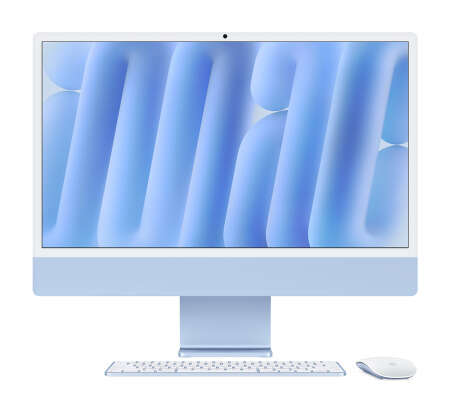 iMac in Blau