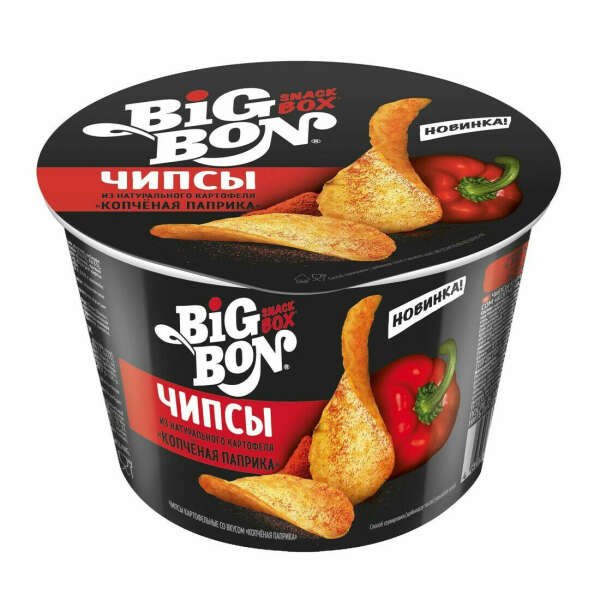 Чипсы BigBon "Копчёная паприка"
