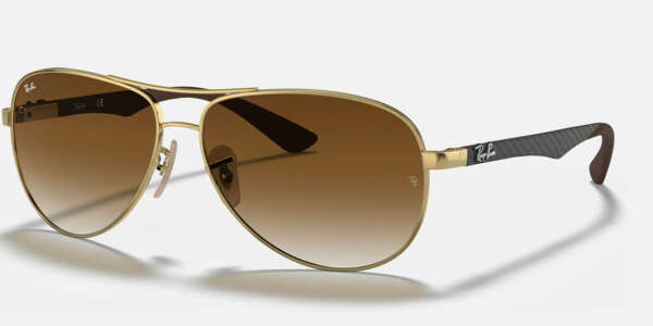 Ray ban orb8313 CARBON FIBRE S:61 T:140 clear gradient brown