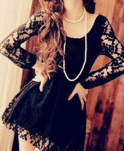кружевное платье ^~^