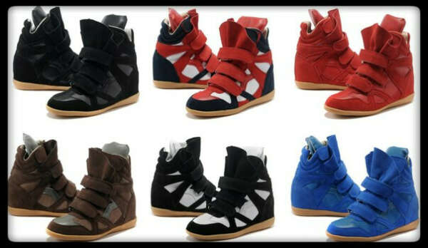 Кроссовки на танкетке Isabel Marant