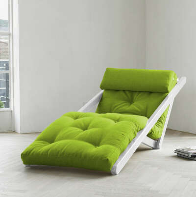 Figo Futon Lounger with Wenge Frame
