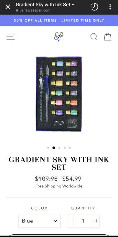 Glass pen
